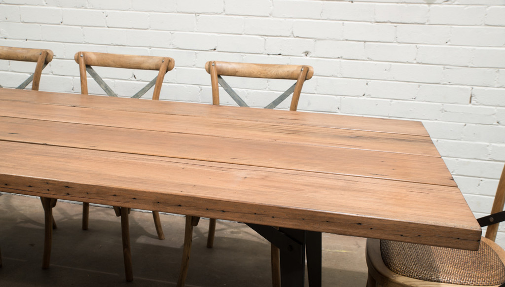 DINING TABLE BLACKBUTT CUSTOM