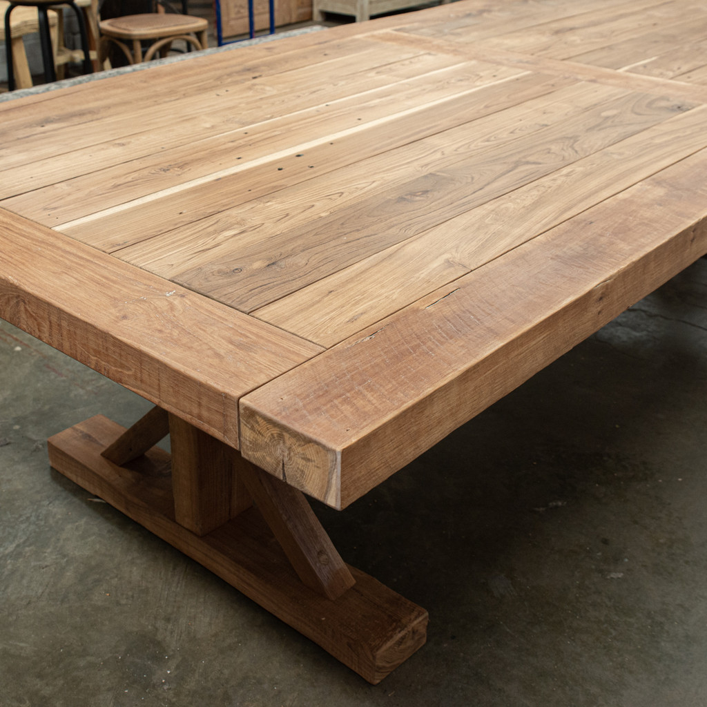 DINING TABLE OUTDOOR TEAK CUSTOM 02