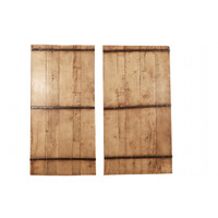 Pair Large Teak Gates (KD003)