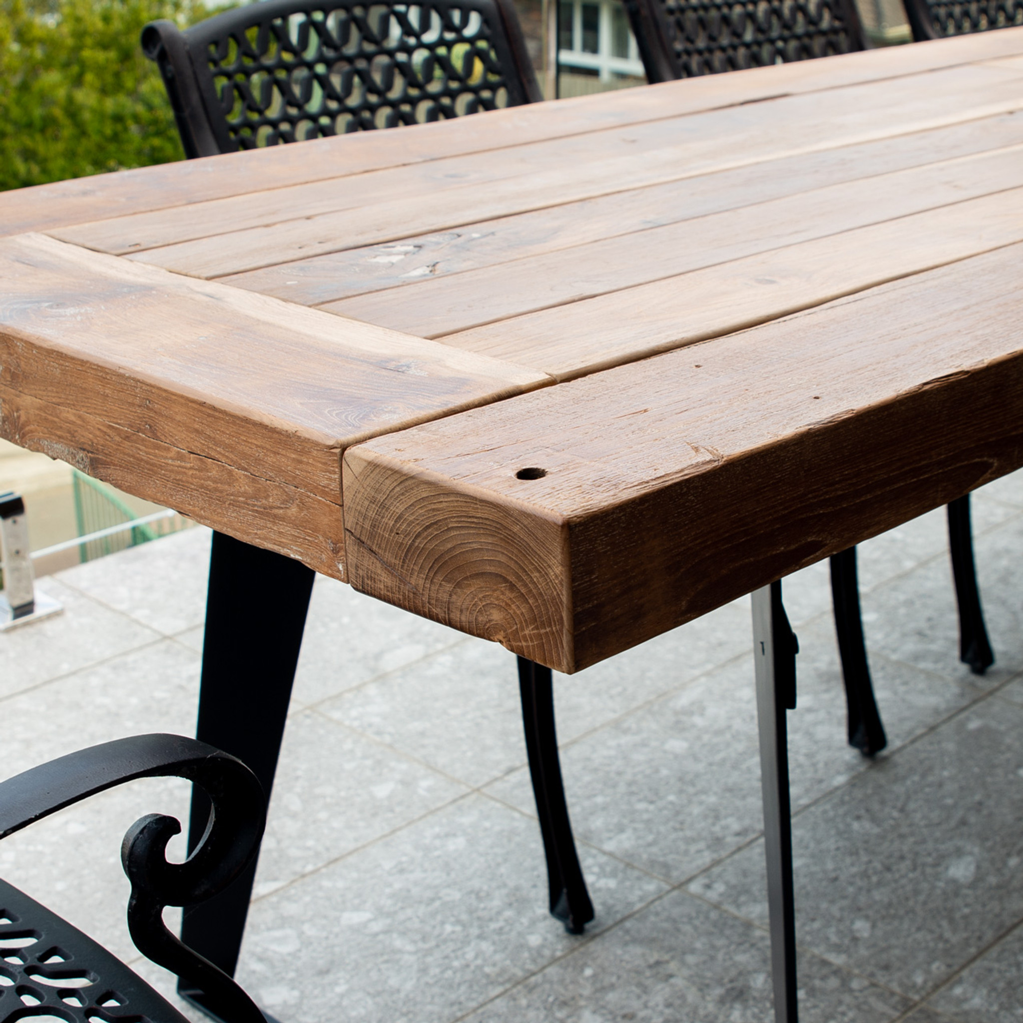 Custom shop teak table