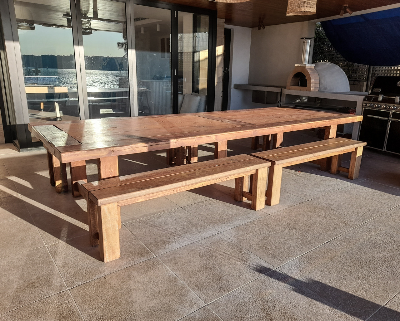 Handmade Solid Timber Dining Tables | Custom Made Rustic Elm Dining Table
