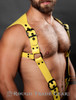 Yellow color Endurance Leather Harness - Rough Trade Gear