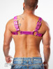Bulldog Leather PRISM Harness (Pink) - Rough Trade Gear