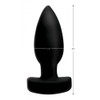 Ass Thumpers The Taper 10X Smooth Silicone Vibrating Plug