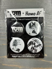 Tom of Finland Holiday Pins