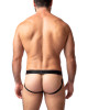 Alloy Black Jock Strap - Nasty Pig