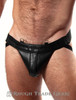 RTG SIGNATURE Animus Black Leather Jockstrap - Rough Trade Gear