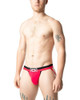 Rise Jock Strap (Red) - Nasty Pig