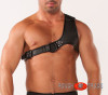 Gladiator Leather Binding Neoprene Harness - Rough Trade Gear