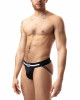 Varsity Jock Strap (Black) - Nasty Pig