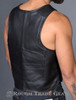 GEO Panel Leather Vest - Rough Trade Gear