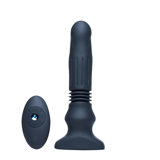 Silicone Swelling & Thrusting Plug With Remote Control