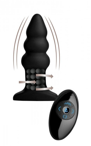 Rimmers Model I Rippled Rimming Plug with Remote