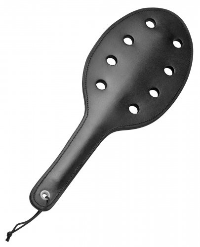 Leather Rounded Paddle with Holes