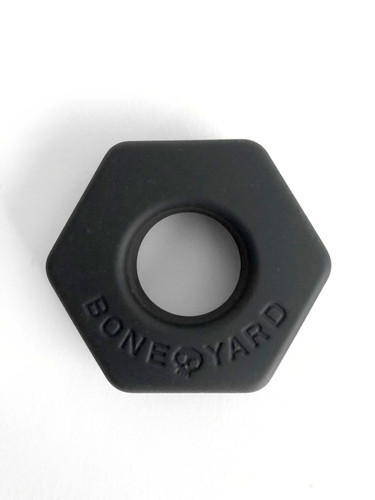 Bust a Nut Black Cock Ring  - Boneyard