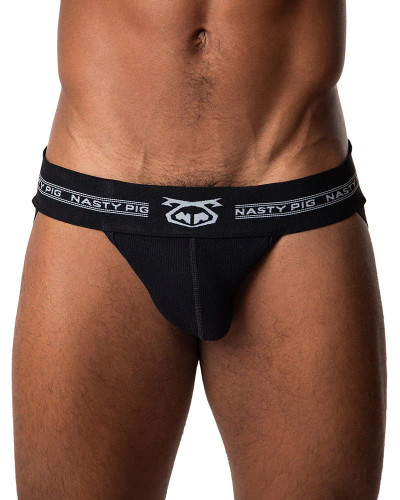 NP CORE Jock Strap (Black) - Nasty Pig