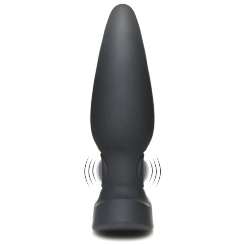 25X Pulsing & Vibrating Silicone Plug W- LCD Remote - Thunderplugs