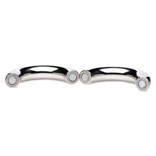 Mega Magnetize Stainless Steel Magnetic Cock Ring  - Master Series