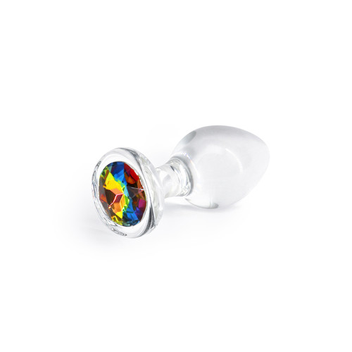Rainbow Jewel Glass Plug