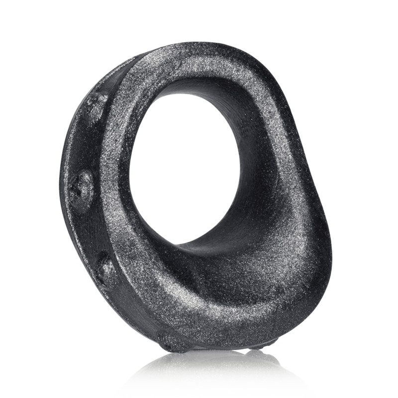 Plow Padded Silicone Cockring (Smoke Metallic) - Oxballs