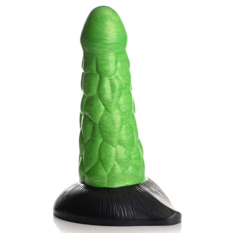 Creature Cocks Radioactive Reptile Thick Scaly Silicone Dildo