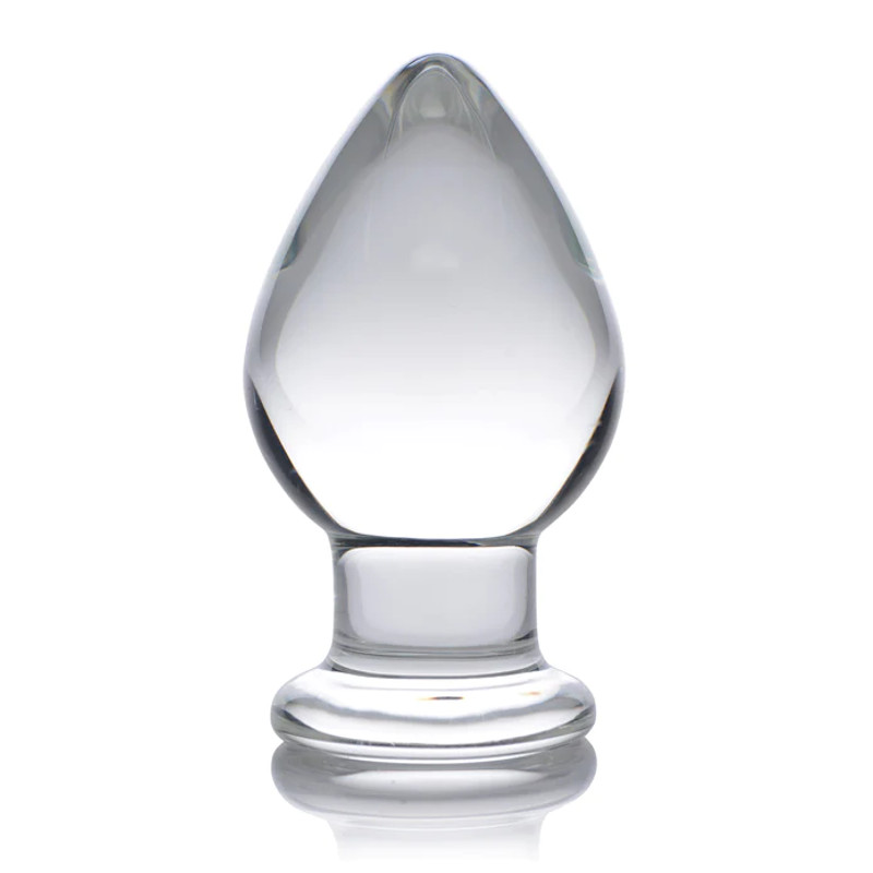 Molten Wide Glass Butt Plug - Prisms Glass