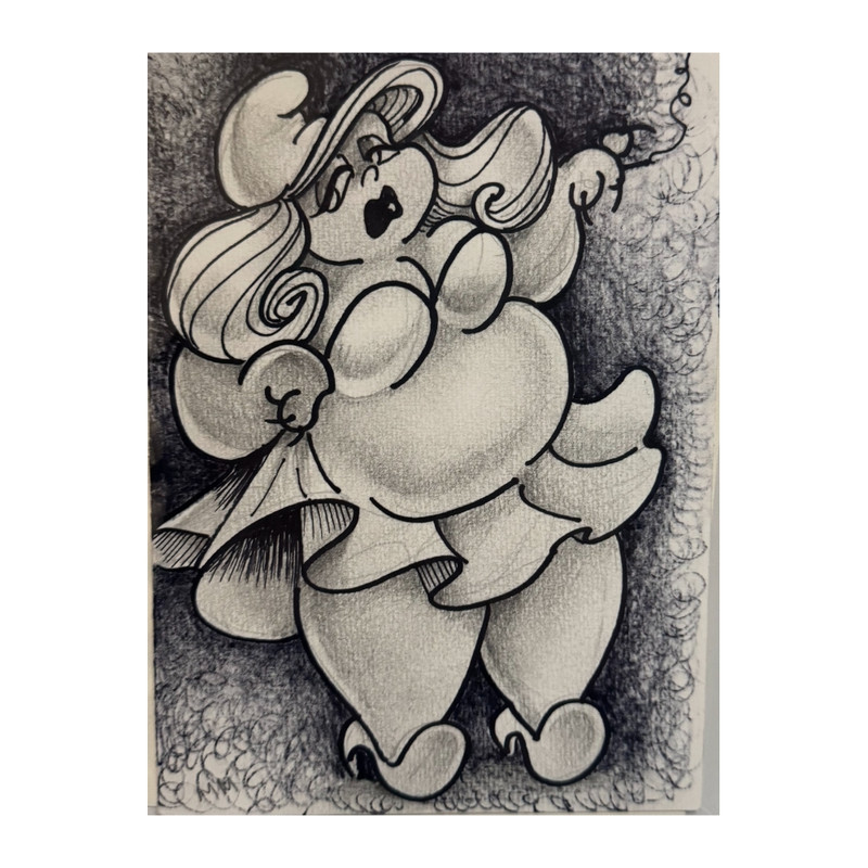 Smurfette Card - Martin Matamoros