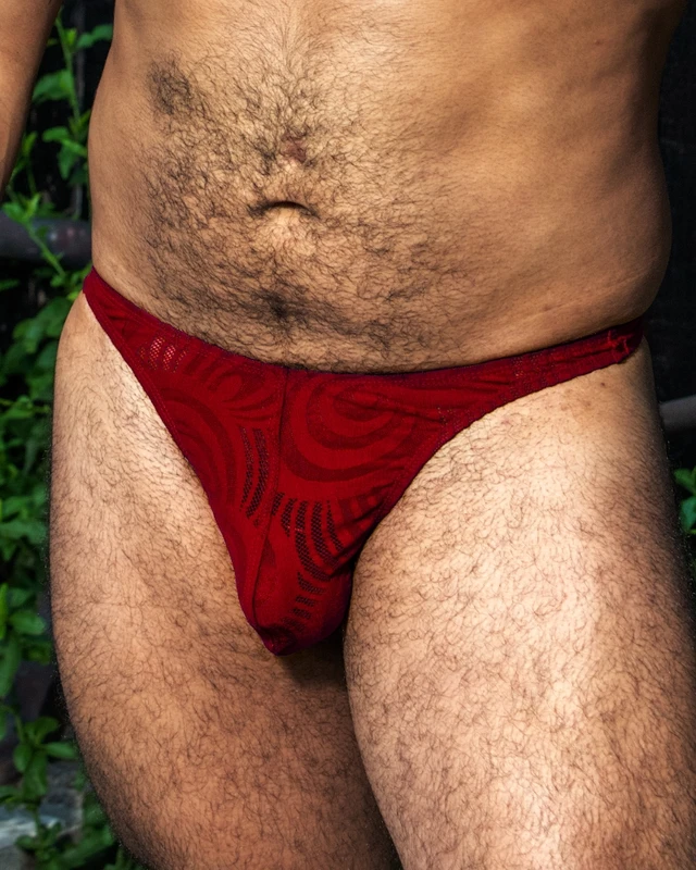 BUCK LACE THONG (CRIMSON) - ROUGH TRADE GEAR