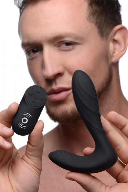 Silicone Prostate Vibrator with Remote Control AF872 - Under Control -  Rough Trade Gear