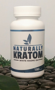 Naturally Kratom White Maeng Da - 180 Count Capsule (Any Strain) Naturally Kratom White Maeng Da - 180 Count Capsule (Any Strain)