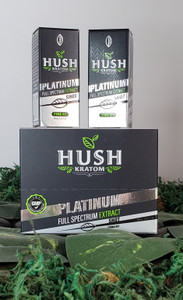 HUSH PLATINUM Full spectrum Extract 170-175mg MIT per bottle. HUSH PLATINUM Full spectrum Extract 170-175mg MIT per bottle.