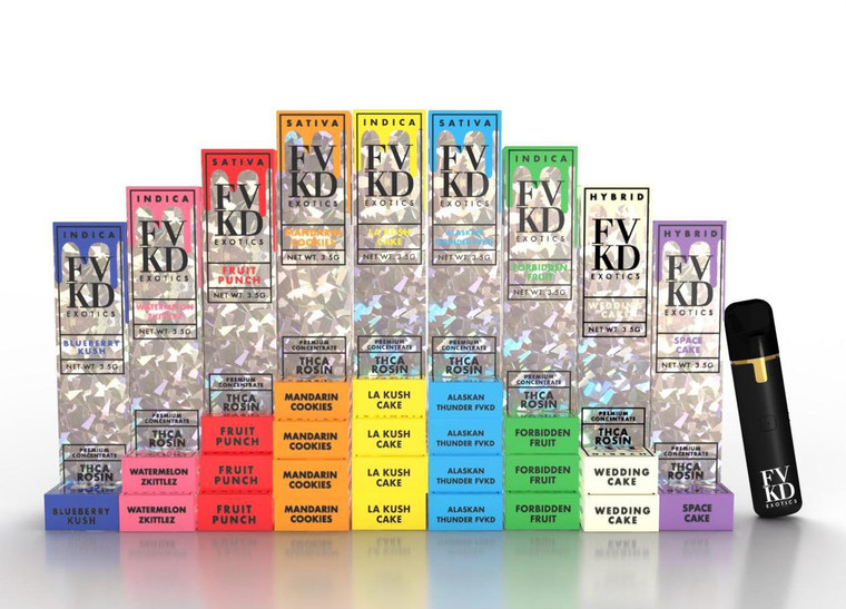 FVKD Exotics THCA Rosin Disposable
