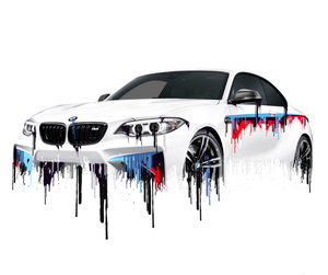 BMW M2 Liquid Metal on Canvas BMW M2 Liquid Metal on Canvas