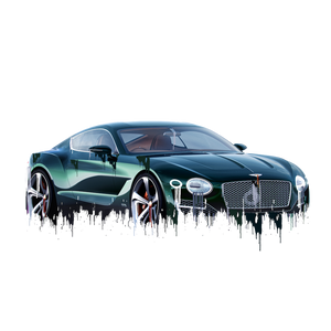 Bently Continental Liquid Metal Heavyweight Unisex Crewneck T-shirt Bently Continental Liquid Metal Heavyweight Unisex Crewneck T-shirt