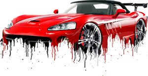 Dodge Viper Liquid Metal Heavyweight Unisex Crewneck T-shirt Dodge Viper Liquid Metal Heavyweight Unisex Crewneck T-shirt