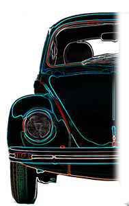 VDub Beetle Half Car Heavyweight Unisex Crewneck T-shirt VDub Beetle Half Car Heavyweight Unisex Crewneck T-shirt