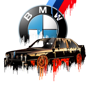 BMW M3 Badge Liquid Metal White 11oz Ceramic Mug BMW M3 Badge Liquid Metal White 11oz Ceramic Mug