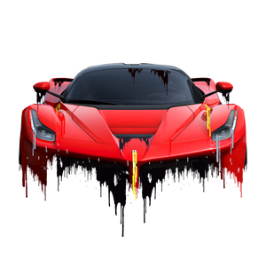 Ferrari LaFerrari Liquid Metal White 11oz Ceramic Mug