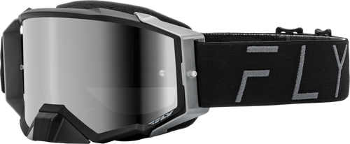ZONE ELITE GOGGLE BLACK/SILVER W/ SILVER MIRROR/SMOKE LENS