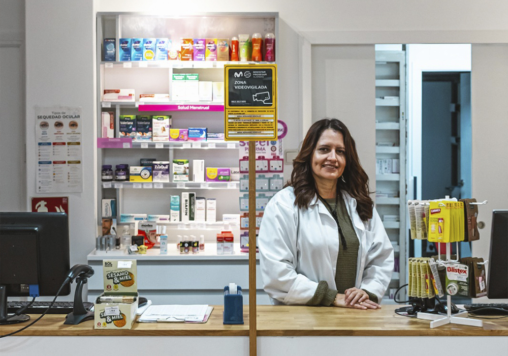 Equipo de la farmacia mirna hernández en A Coruña