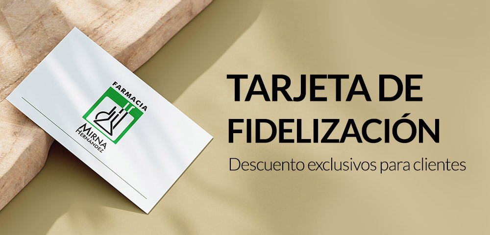Tarjeta de fidelización en Farmacia Mirna Hernández en A Coruña