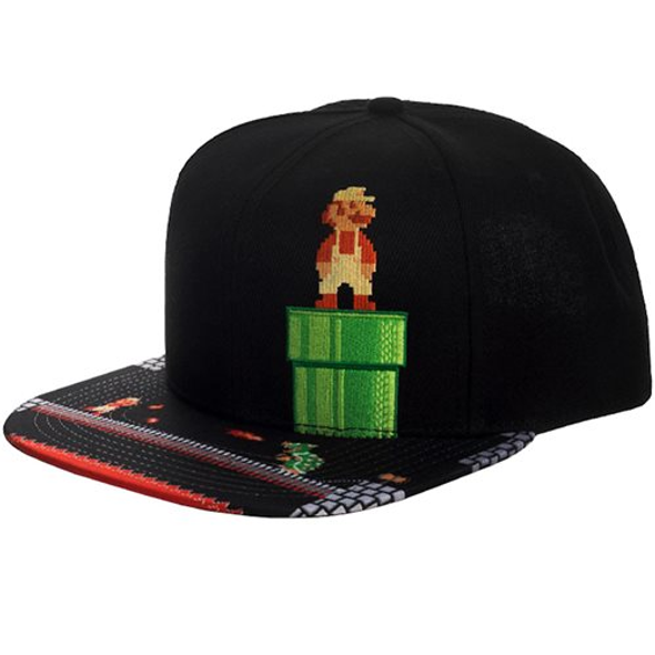 Super Mario Bros. 8-Bit Snapback Hat