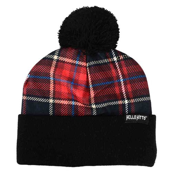 Hello Kitty Plaid Punk Beanie