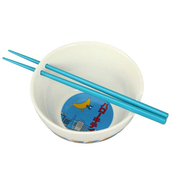 Hello Kitty Kaiju 20 oz. Ceramic Ramen Bowl with Chopsticks