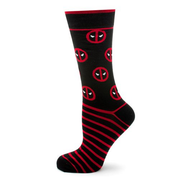 Deadpool Stripe Black Sock