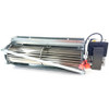 FBK blower pictured in vertical position as if it were installed