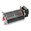 Rear of blower with noise reduction padding and Velcro