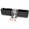 Angled review few of roller bearing motor and mounting bracket