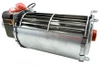 Rear view of blower and motor, outside spindle bearing