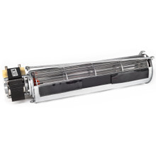 Rear of blower with noise reduction padding